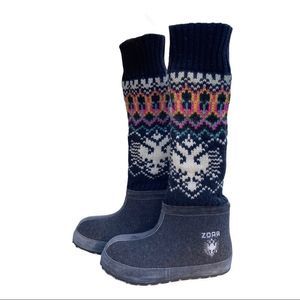 ZDAR Masha Sweater Boot Multicolor.
